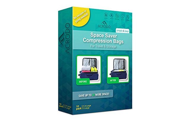Acrodo Space Saver Travel Bags for Clothes